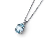 P28 18kt Aquamarine & DIA