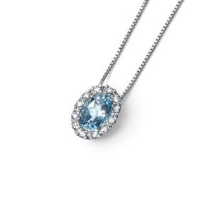 P38 18kt Aquamarine & DIA