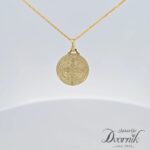 Sveti Benedikt - 18kt pozlata